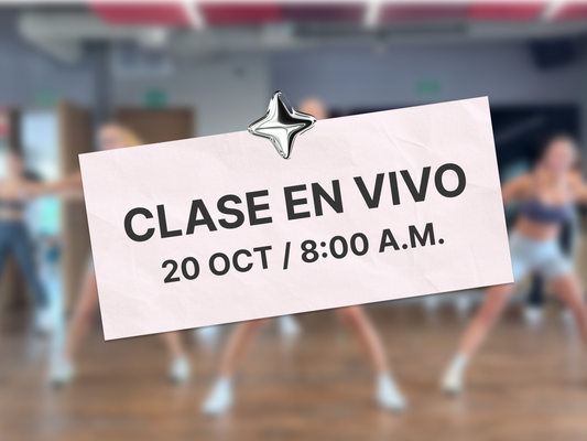 20-OCT 8:00 AM ¡Clase en vivo!