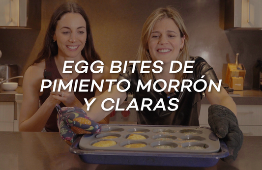 Egg Bites de Pimiento Morrón y Claras
