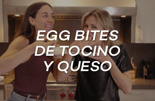 Egg Bites de Tocino y Queso