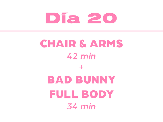 Día 20: 42min Chair&Arms