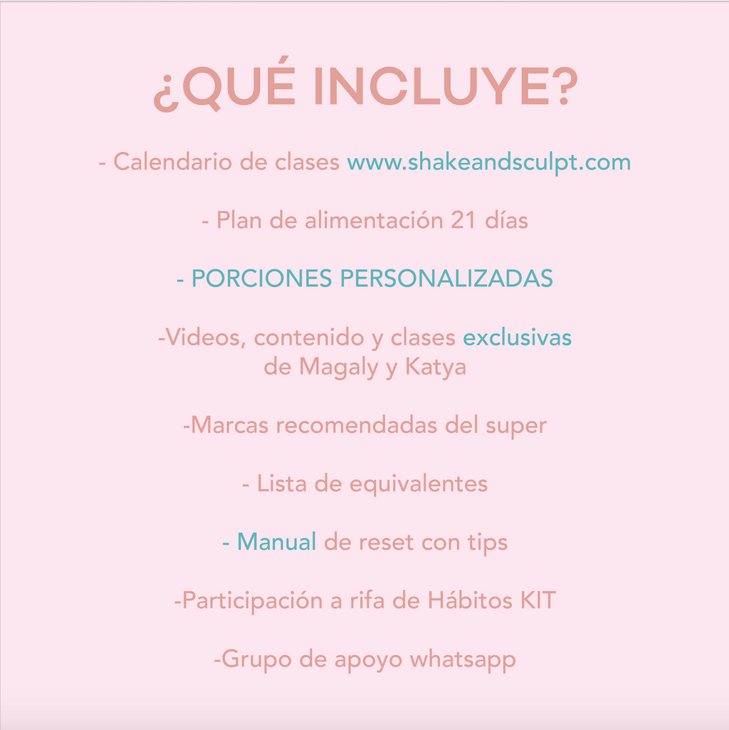 SHAKE UP RESET