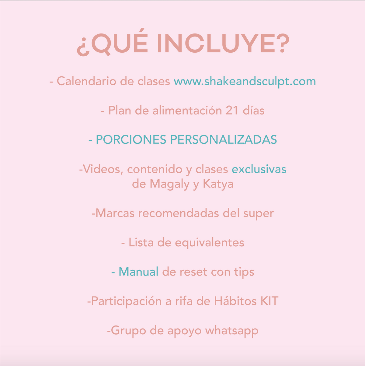 SHAKE UP RESET